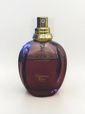 Vintage Christian Dior Paris Poison eau de toilette 1.7oz 50ml France No Lid